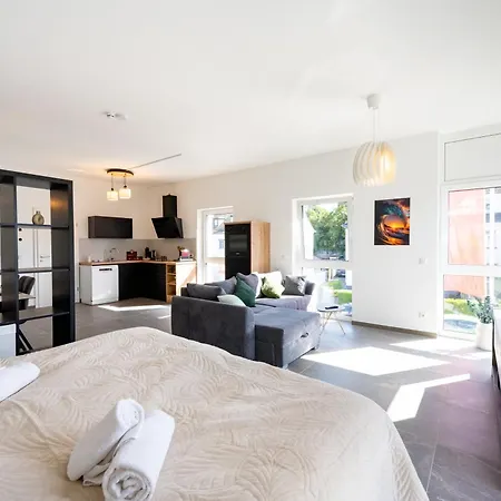 Lux Apts Deluxe Apartment-zentral-messe-kueche 아파트 쾰른