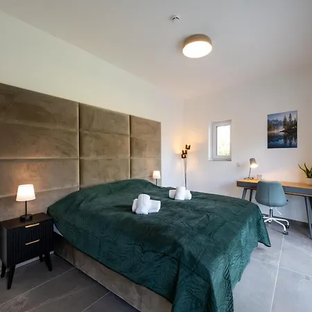 아파트 Lux Apts Deluxe Apartment-zentral-messe-kueche