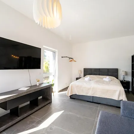 Lux Apts Deluxe Apartment-zentral-messe-kueche *