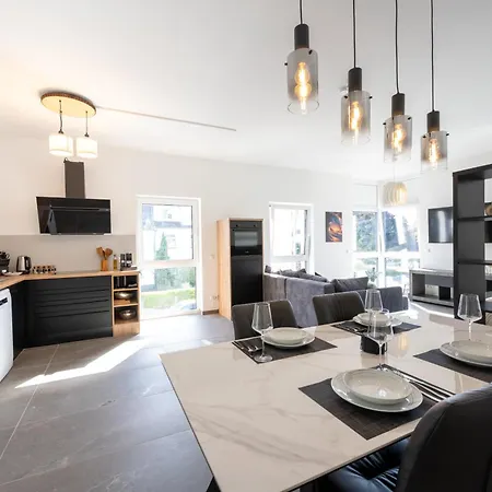 Lux Apts Deluxe Apartment-zentral-messe-kueche *