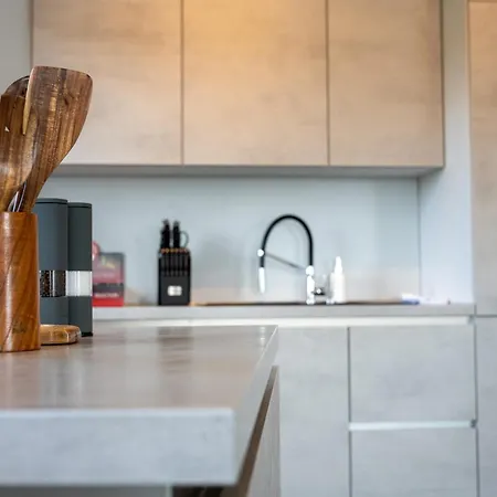 Lux Apts Deluxe Apartment-zentral-messe-kueche