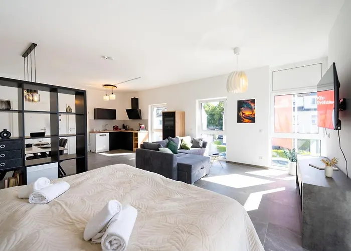 Lux Apts Deluxe Apartment-zentral-messe-kueche דירה קלן