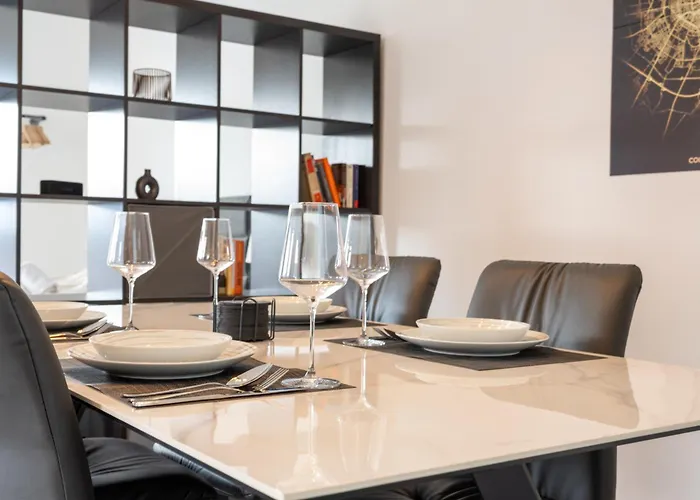 דירה Lux Apts Deluxe Apartment-zentral-messe-kueche