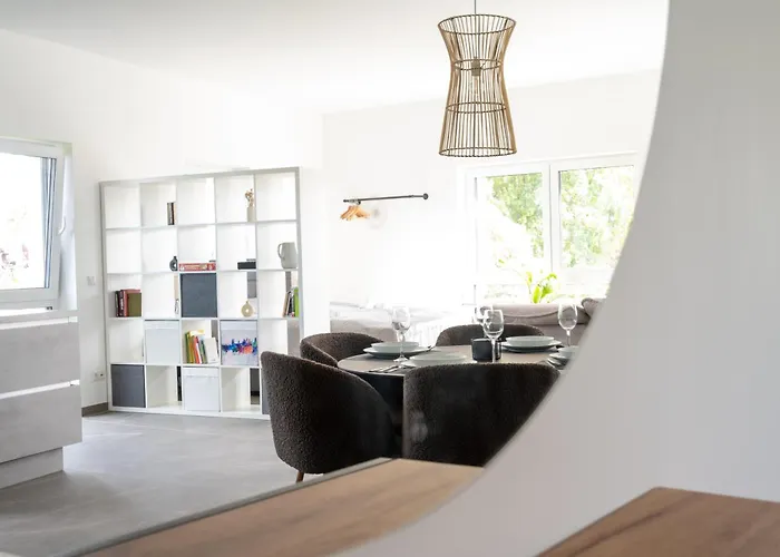 Apartament Lux Apts Deluxe Apartment-zentral-messe-kueche *