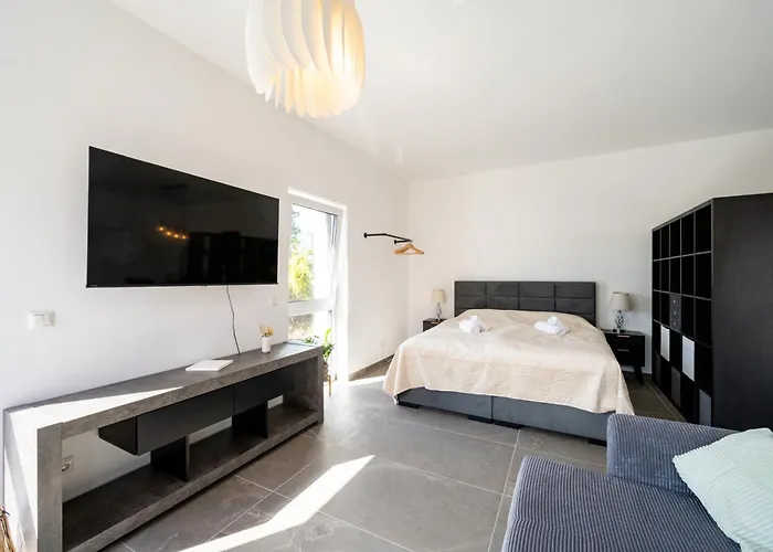 Lux Apts Deluxe Apartment-zentral-messe-kueche *