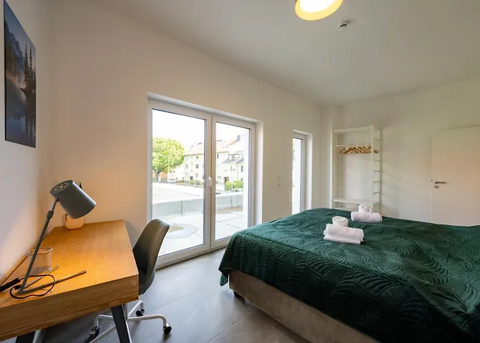 Lux Apts Deluxe Apartment-zentral-messe-kueche Apartament